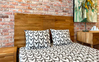 NordicStory, solid oak wood, nordic style, scandinavian style, bedroom furniture, wooden bed, wooden headboard, wooden headboard