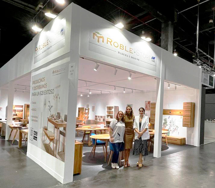 Roble.Store, Nordic Story, Feria Hábitat de Valencia, Solid wood oak furniture