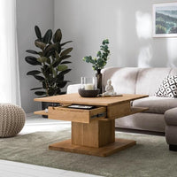 Nordic design, oak coffee table, solid wood, NordicStory