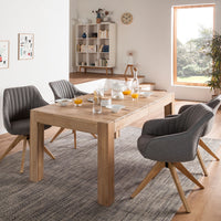 NordicStory dining table in solid oak wood