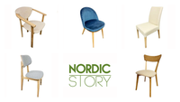 NordicStory Scandinavian Nordic style solid oak chairs