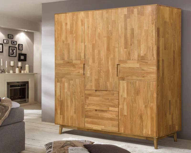 What type of wood is used to make a cabinet