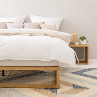 NordicStory Solid Oak Wood Bed Nordic Scandinavian Bedroom