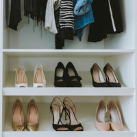 how to organize shoes with little space