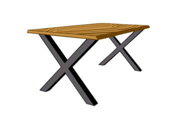 Wooden dining tables
