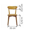 Pack of 2 or 4 Solid Oak Dining Chairs Isku | NordicStory