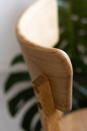 Pack of 2 or 4 Solid Oak Wood Dining Chairs Diana | NordicStory