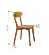 Pack of 2 or 4 Solid Oak Dining Chairs Isku | NordicStory