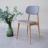 Pack of 2 or 4 Varde Dining Chairs, Solid Oak Frame, Upholstery | NordicStory