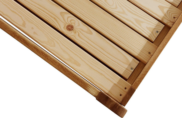 Solid oak trundle bed Frida | NordicStory