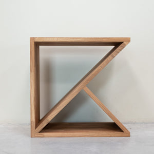 Side table, solid oak bedside table Denmark, 45 x 30 x 45 cm. | NordicStory