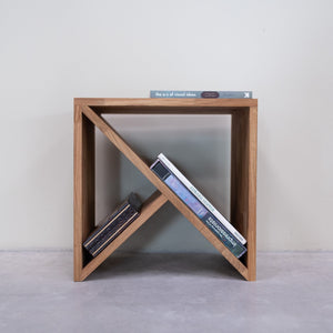 Side table, solid oak bedside table Denmark, 45 x 30 x 45 cm. | NordicStory