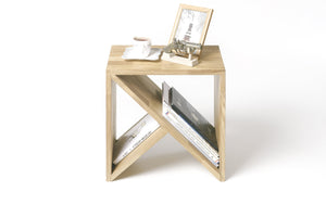 Side table, solid oak bedside table Denmark, 45 x 30 x 45 cm. | NordicStory