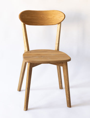 Pack of 2 or 4 Solid Oak Dining Chairs Isku | NordicStory
