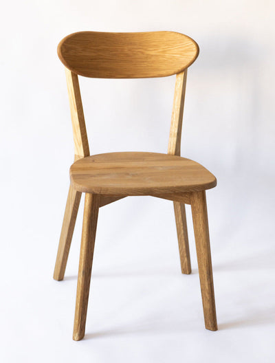 Pack of 2 or 4 Solid Oak Dining Chairs Isku | NordicStory
