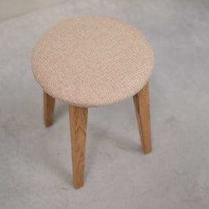 Pack of 2 or 4 Diana Solid Wood Dining Stools, upholstered | NordicStory