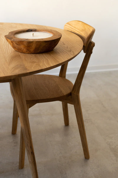 Pack of 2 or 4 Solid Oak Dining Chairs Isku | NordicStory