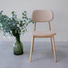 Pack of 2 or 4 Varde Dining Chairs, Solid Oak Frame, Upholstery | NordicStory