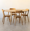 Pack of 2 or 4 Solid Oak Dining Chairs Isku | NordicStory