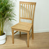 Pack of 2 or 4 Solid Oak Dining Chairs Provance | VESKOR