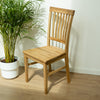 Pack of 2 or 4 Solid Oak Dining Chairs Provance | VESKOR