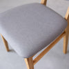 Pack of 2 or 4 Nova Dining Chairs, Solid Oak Frame, Upholstery | NordicStory