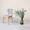 Pack of 2 or 4 Nova Dining Chairs, Solid Oak Frame, Upholstery | NordicStory