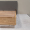 Oak solid wood double bed Pola | NordicStory