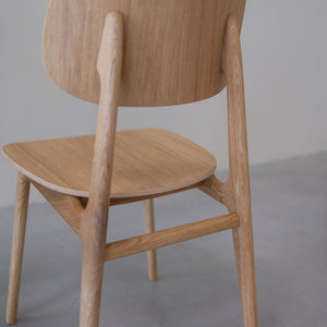 Pack of 2 or 4 Varde Dining Chairs, Solid Oak Wood Frame | NordicStory
