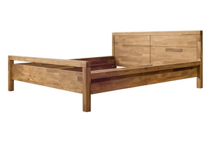 Next oak solid wood bed, 140 x 200 cm / 160 x 200 cm / 180 x 200 cm | NordicStory