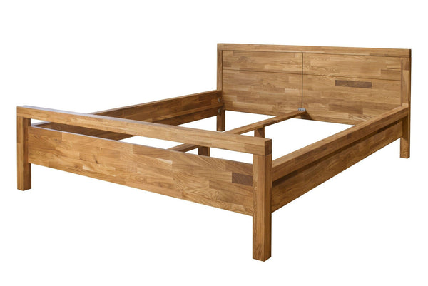 Next oak solid wood bed, 140 x 200 cm / 160 x 200 cm / 180 x 200 cm | NordicStory