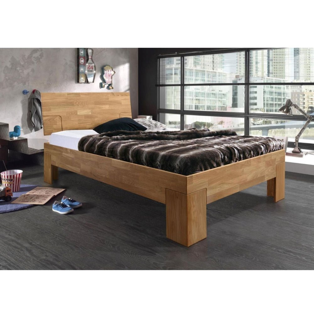 Sarah solid oak bed, 90 x 200 cm / 140 x 200 cm / 160 x 200 cm / 180 x 200 cm / 180 x 200 cm | NordicStory