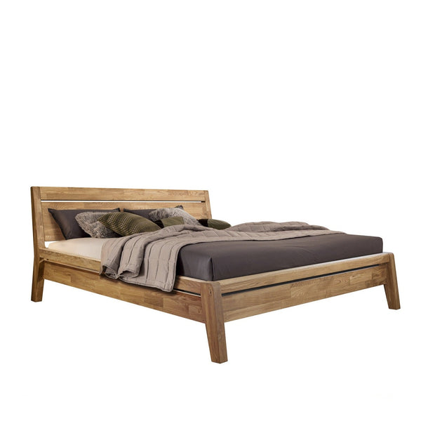 Bridget solid oak bed, 140 x 200 cm / 160 x 200 cm / 180 x 200 cm | NordicStory