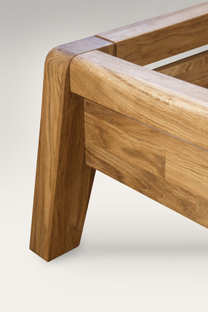 Bridget solid oak bed, 140 x 200 cm / 160 x 200 cm / 180 x 200 cm | NordicStory