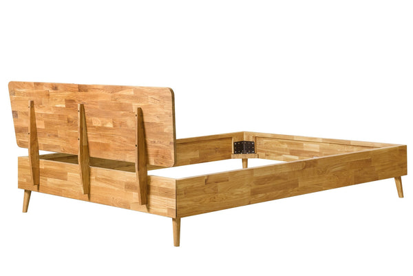 Escandi oak solid wood bed, 140 x 200 cm / 160 x 200 cm / 180 x 200 cm | NordicStory