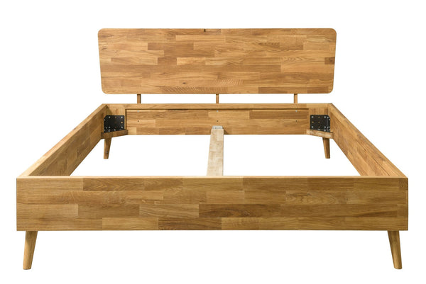 Escandi oak solid wood bed, 140 x 200 cm / 160 x 200 cm / 180 x 200 cm | NordicStory