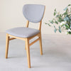 Pack of 2 or 4 Nova Dining Chairs, Solid Oak Frame, Upholstery | NordicStory