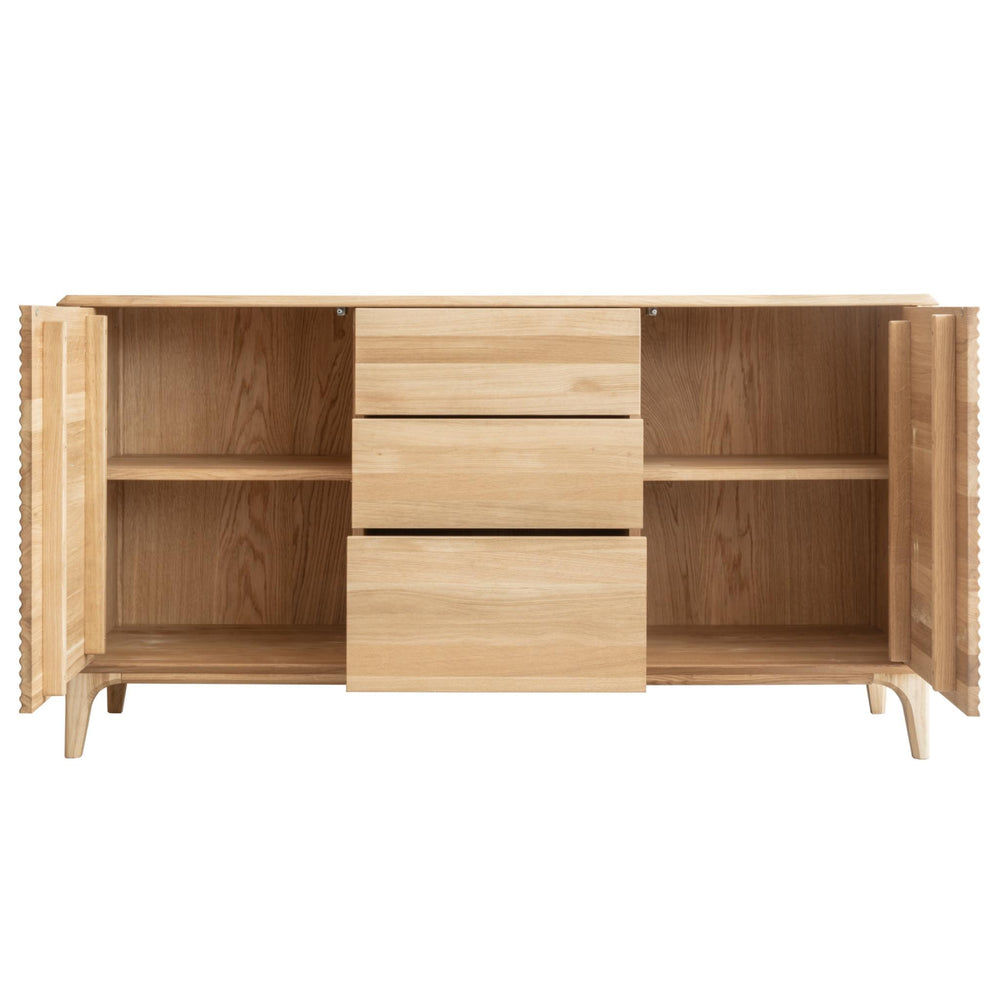 NordicStory Sideboard Chest of drawers in solid oak Oxford 3.2.3
