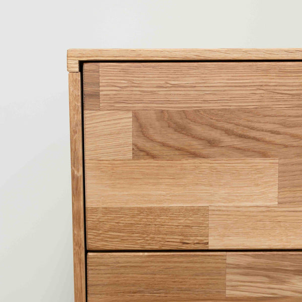 Solid oak chest of drawers Escandi 1, 80 x 45 x 84,5 cm | NordicStory