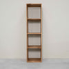 Bookcase Regal 4 solid oak bookcase, 39 x 35 x 150 cm, NordicStory