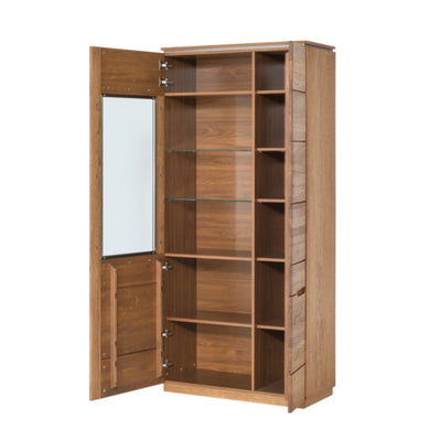 LoftStory Solid oak display cabinet