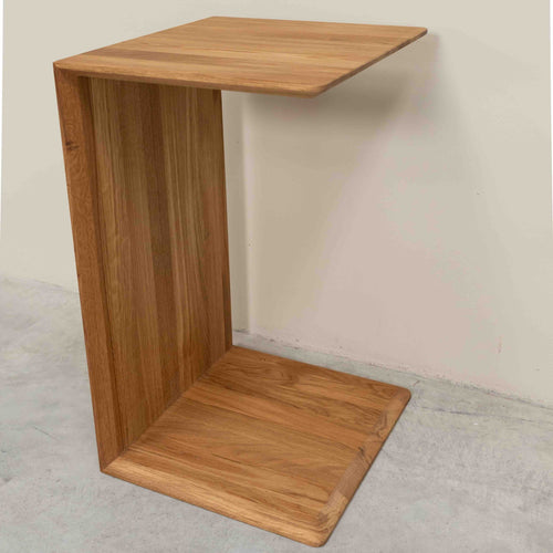 Solid oak side table Sono 2, 38 x 35 x 60 cm. | NordicStory