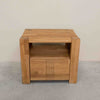 Bedside table made of solid oak Valencia, 52,8 x 40 x 45 cm. | NordicStory