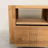 Bedside table made of solid oak Valencia, 52,8 x 40 x 45 cm. | NordicStory