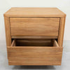 Elsa solid oak bedside table, 56,5 x 44 x 47 cm, NordicStory