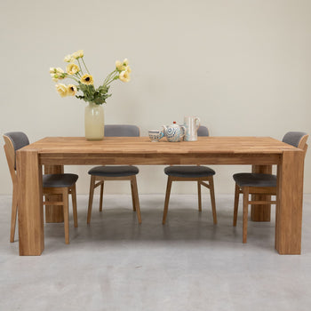 Dining table in solid oak Mauritz 3 OakStore NordicStory