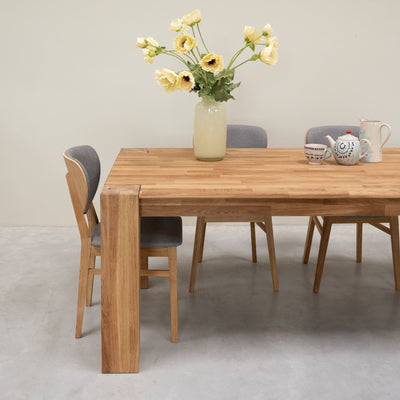 Dining table in solid oak Mauritz 3 OakStore NordicStory