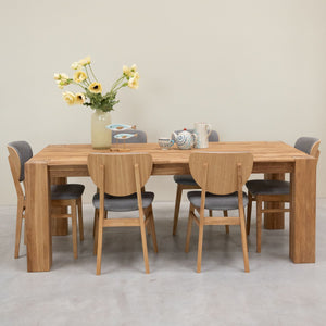 Dining table in solid oak Mauritz 3 OakStore NordicStory