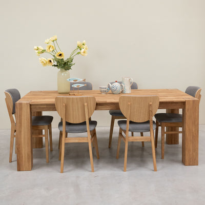 Dining table in solid oak Mauritz 3 OakStore NordicStory