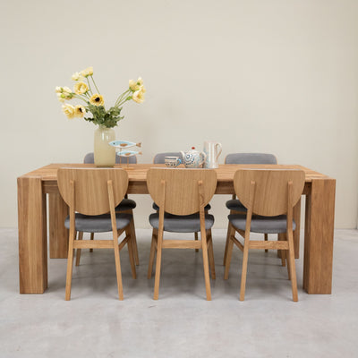 Dining table in solid oak Mauritz 3 OakStore NordicStory